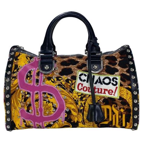 Vintage Versace Chaos Couture Half Moon Bag